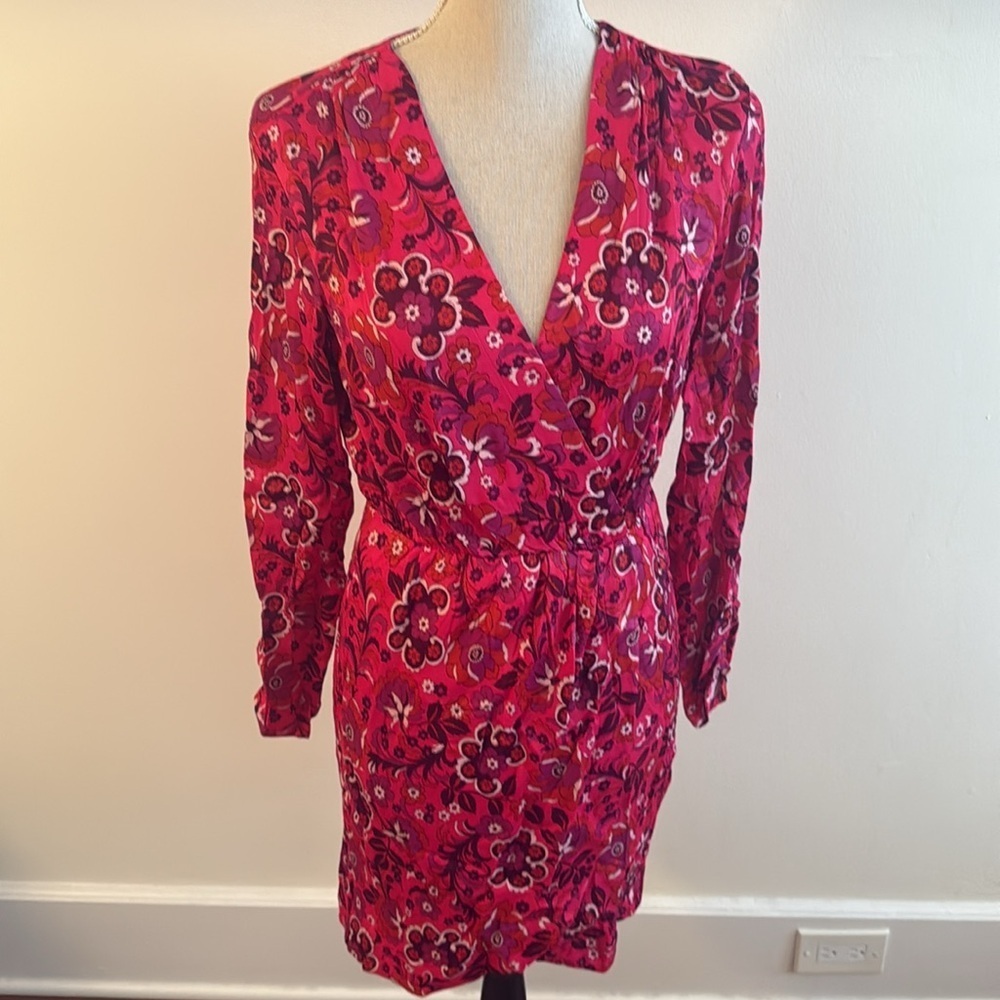NEW Anthropologie Maeve Wrap Dress Pink Floral XS
NWT - Picture 4 of 9